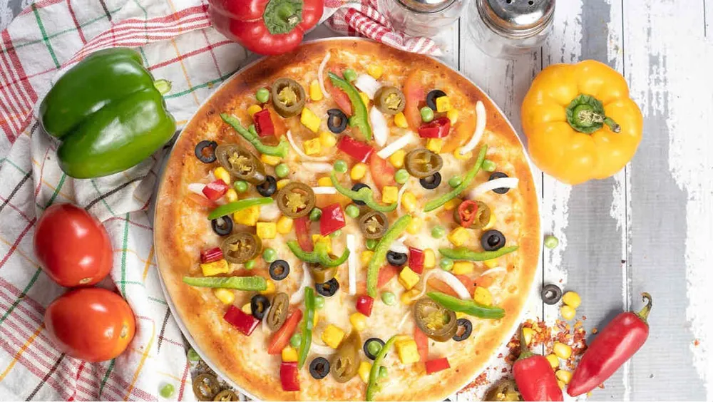Veggie Hot Pizza